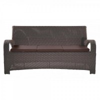 Диван садовый 3-х местный KORILIUS, серый