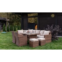 Угловой комплект мебели ZORRO PLUS DOUBLE, коричневый